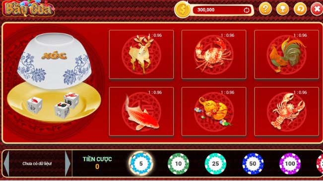 Game Bầu Cua Tôm Cá 8day có giao diện đẹp mắt